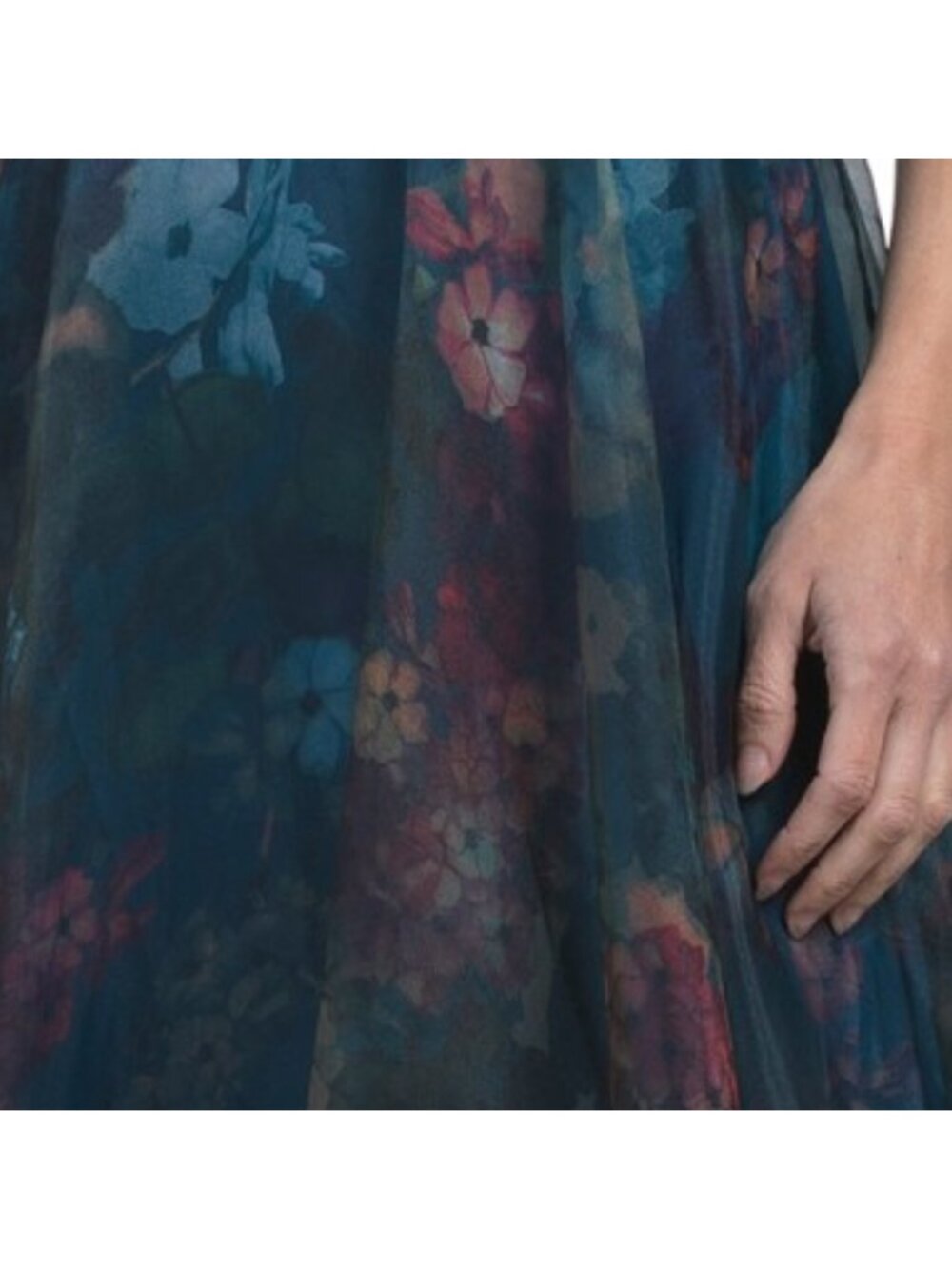 RENE BY RENE RUIZ Off The Shoulder Organza Gown - Picture 4 of 4